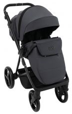 Детская коляска 2 в 1 Adamex Blanc Eco SA-5 графит